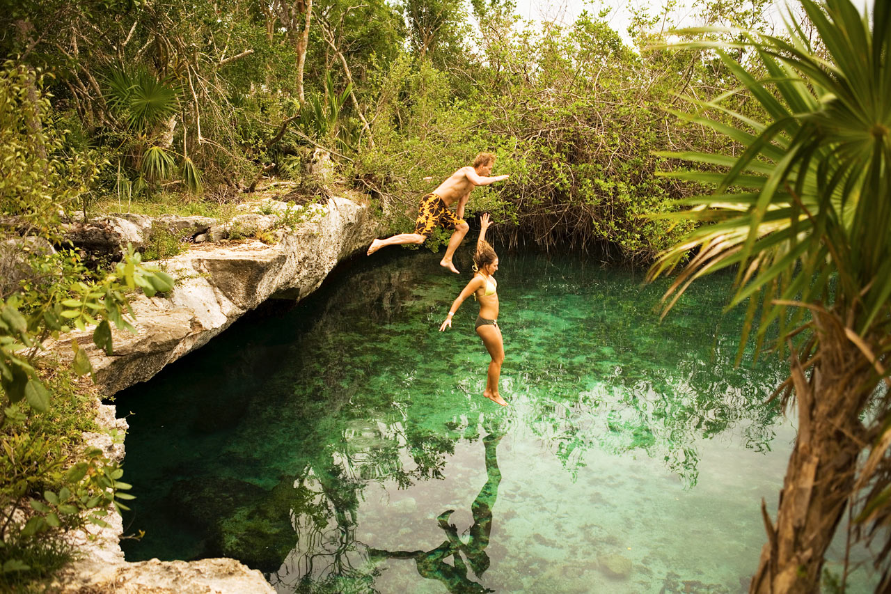 Cenote – grotte i jungelen med krystallklart vann