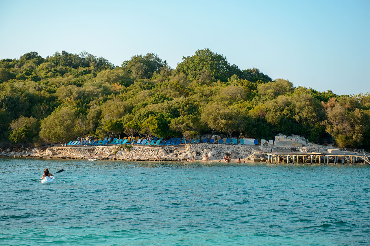 Stranden ved Ksamil