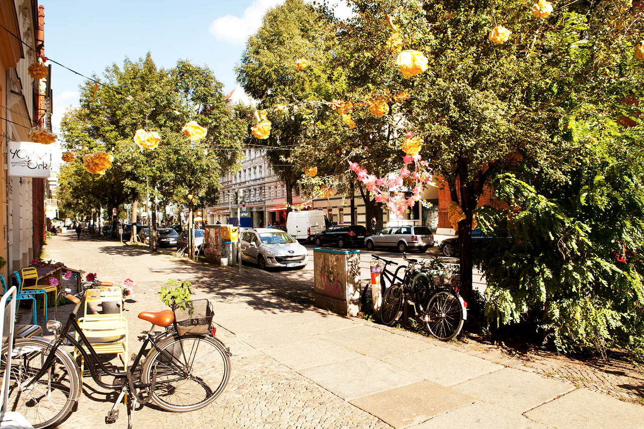 Pappelallee i bydelen Prenzlauer Berg, Berlin