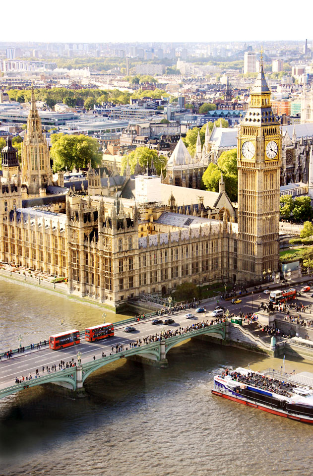 Big Ben og Westminister Palace, London
