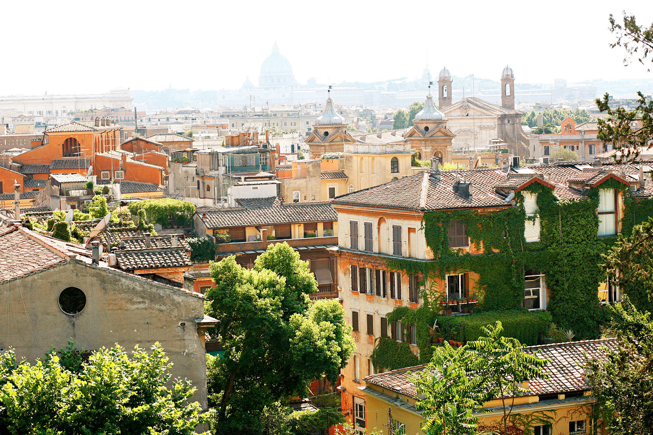 Roma sett fra Spansketrappen