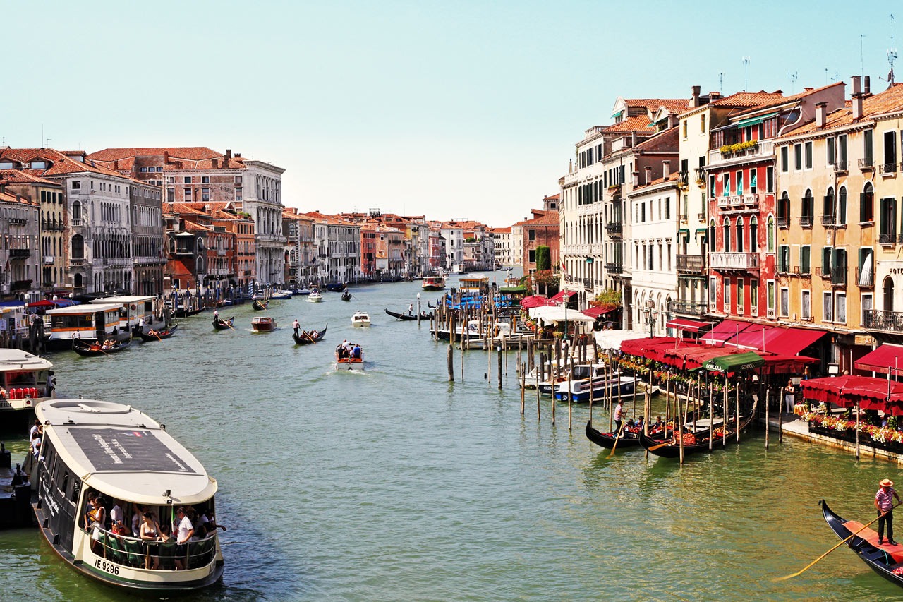 Venezia sett fra Rialtobroen