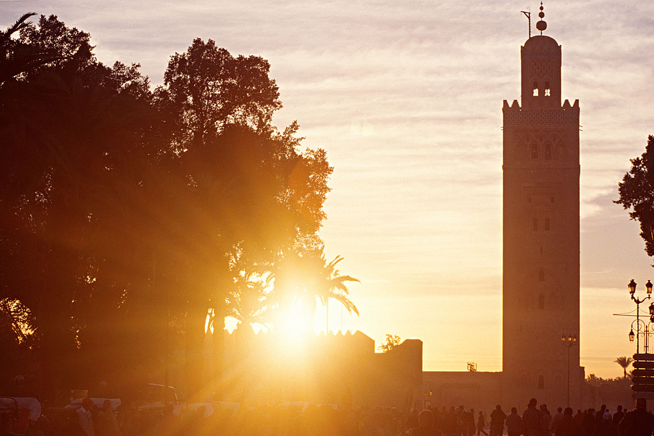 La Koutoubia-minareten i Marrakech