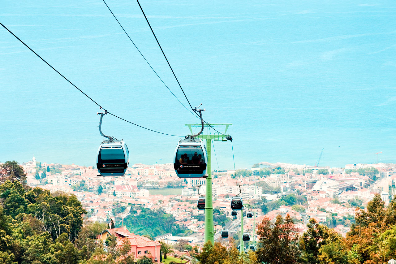 Kabelbanen til Monte, Teleférico do Funchal, Madeira