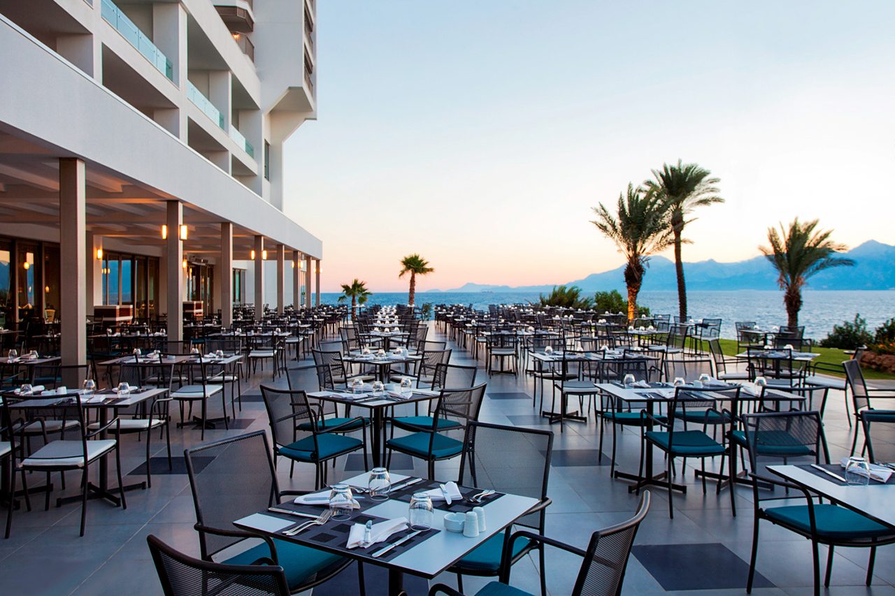Restauranten på Barut Akra