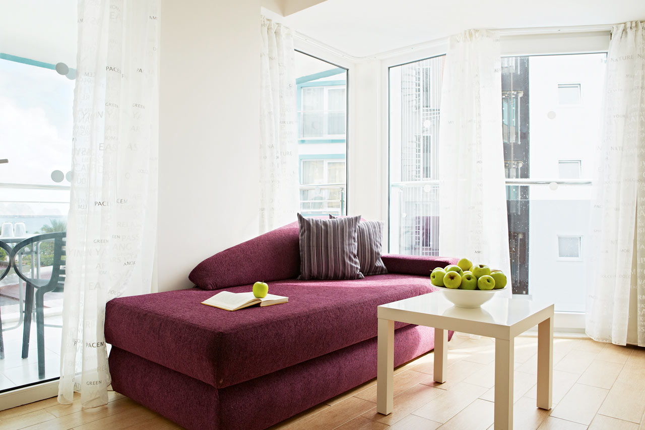 Junior Suite med to rom og balkong