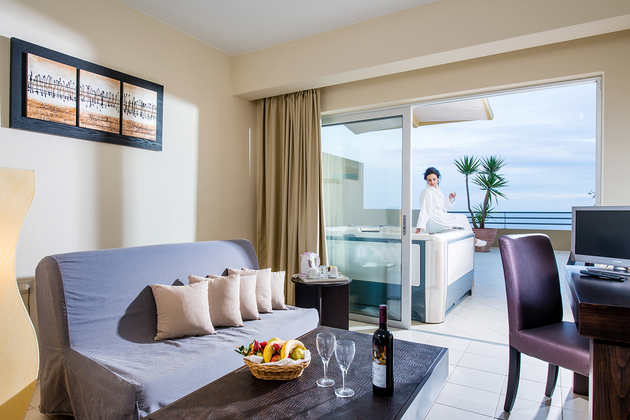 Juniorsuite med havutsikt