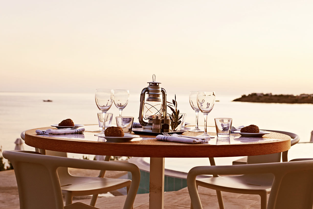 Uteserveringen på Ocean Beach Restaurant