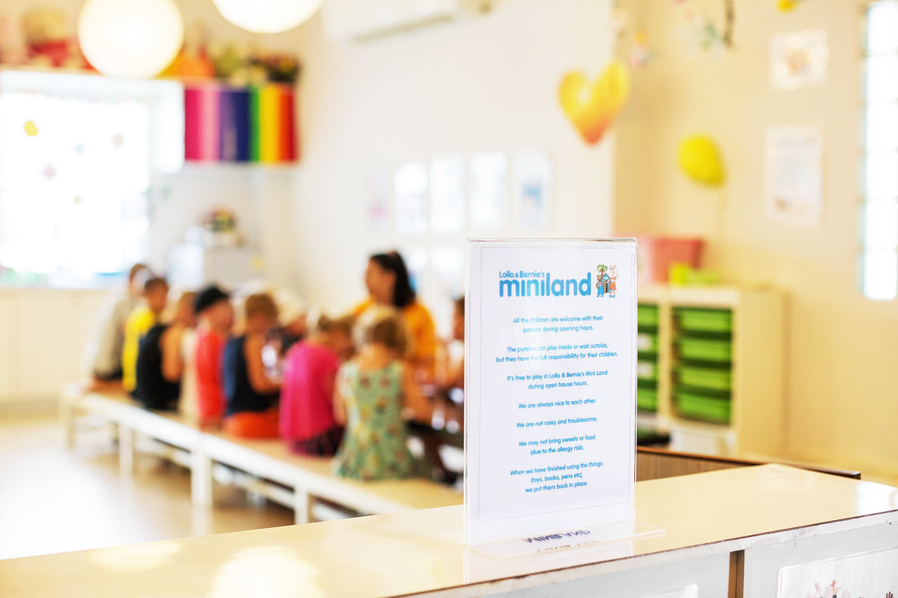 I Lollo & Bernies Mini Land kan barna leke, tegne og kose seg