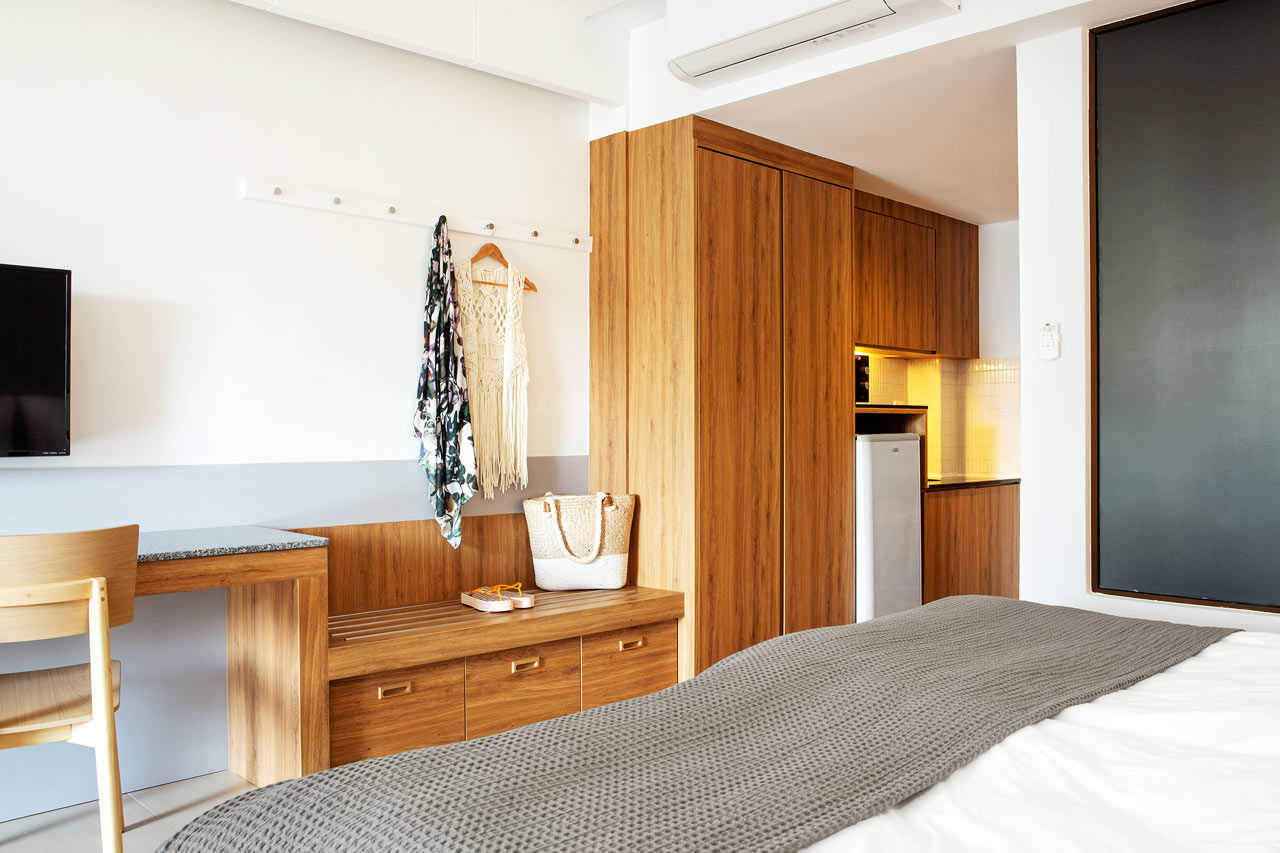 1-romssuite FAMILY SUITE med balkong mot bassengområdet