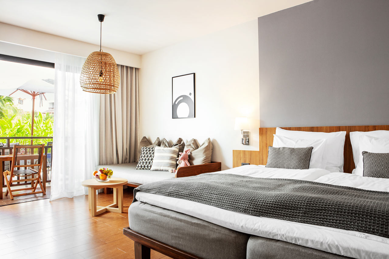1-roms ROYAL POOL SUITE med terrasse med direkte utgang til hotellets basseng