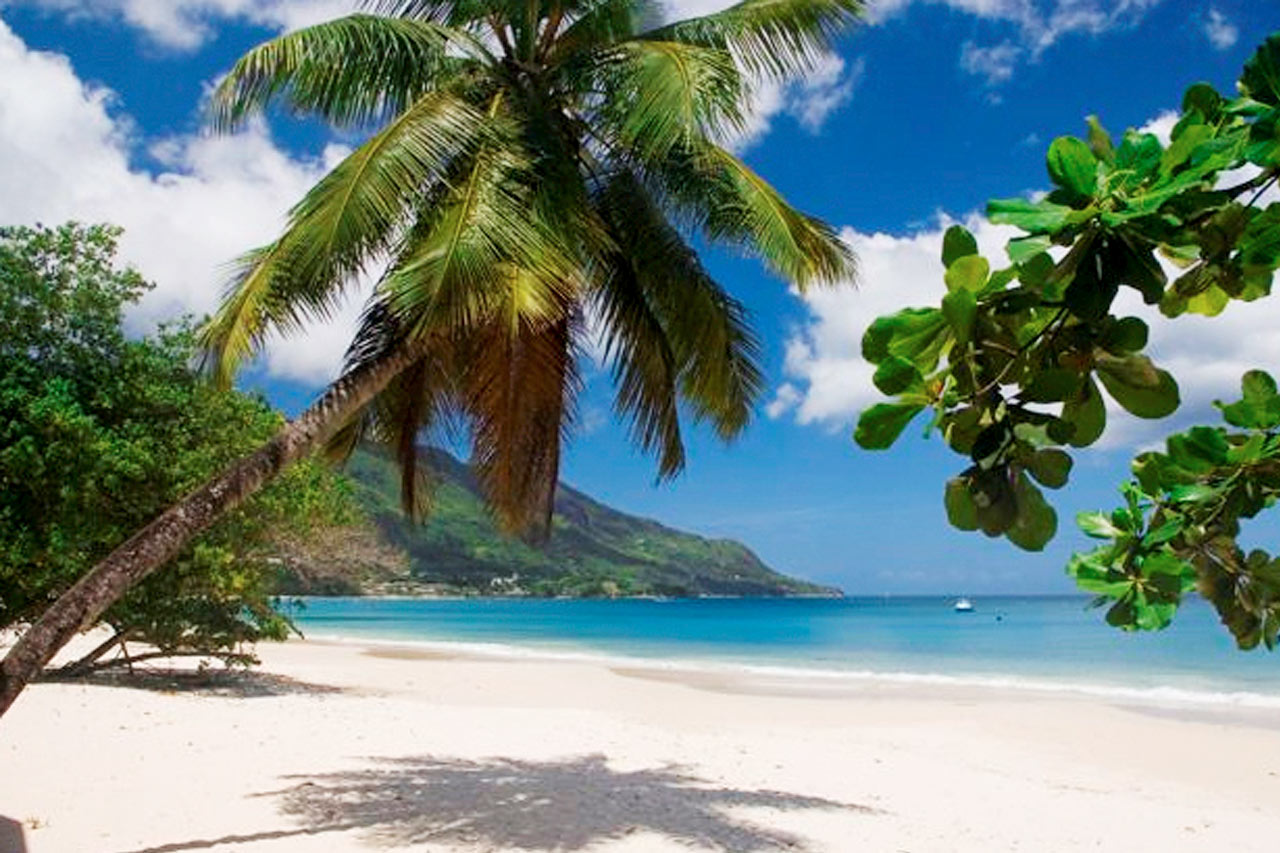 Stranden ved hotellet.