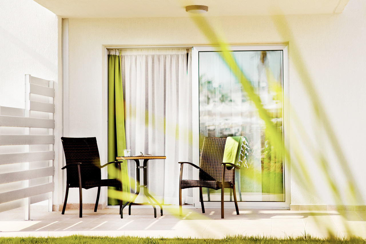 Classic Suite eller Junior Suite med terrasse mot hagen