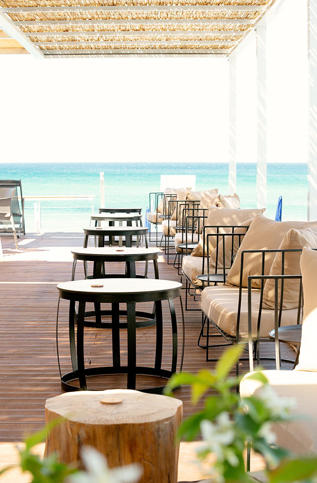 Restaurant ved stranden
