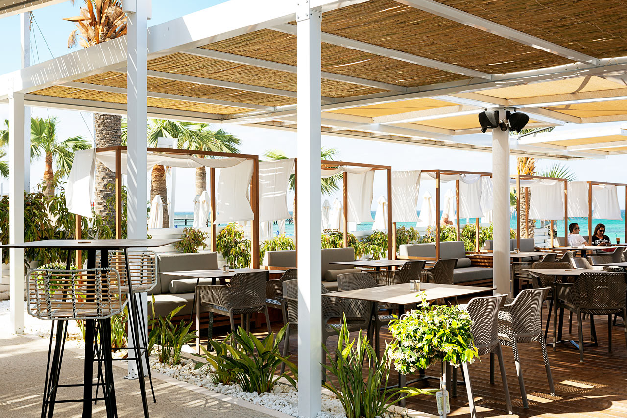 Restaurant ved stranden