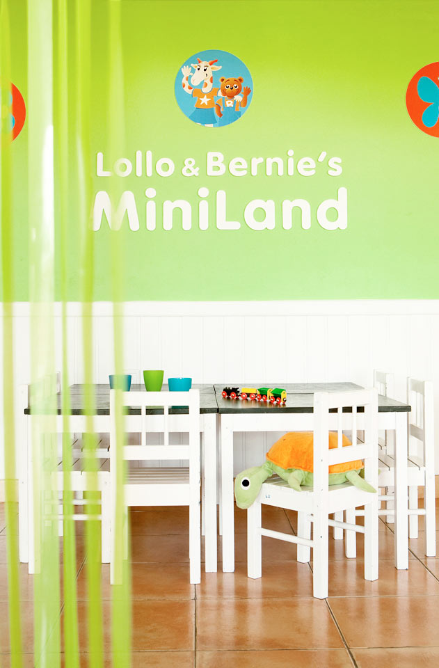 I Lollo & Bernies Mini Land kan barna leke, tegne og se på film