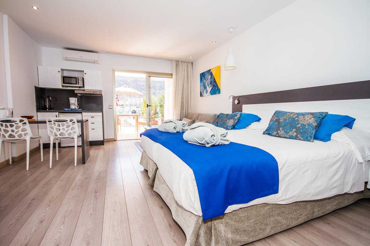 1-romsleilighet juniorsuite, terrasse på bakkeplan