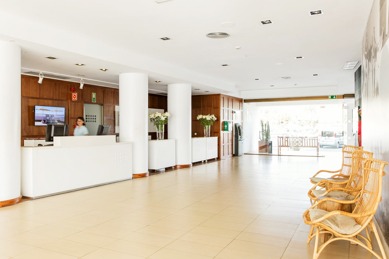 Hotellets resepsjonsområde