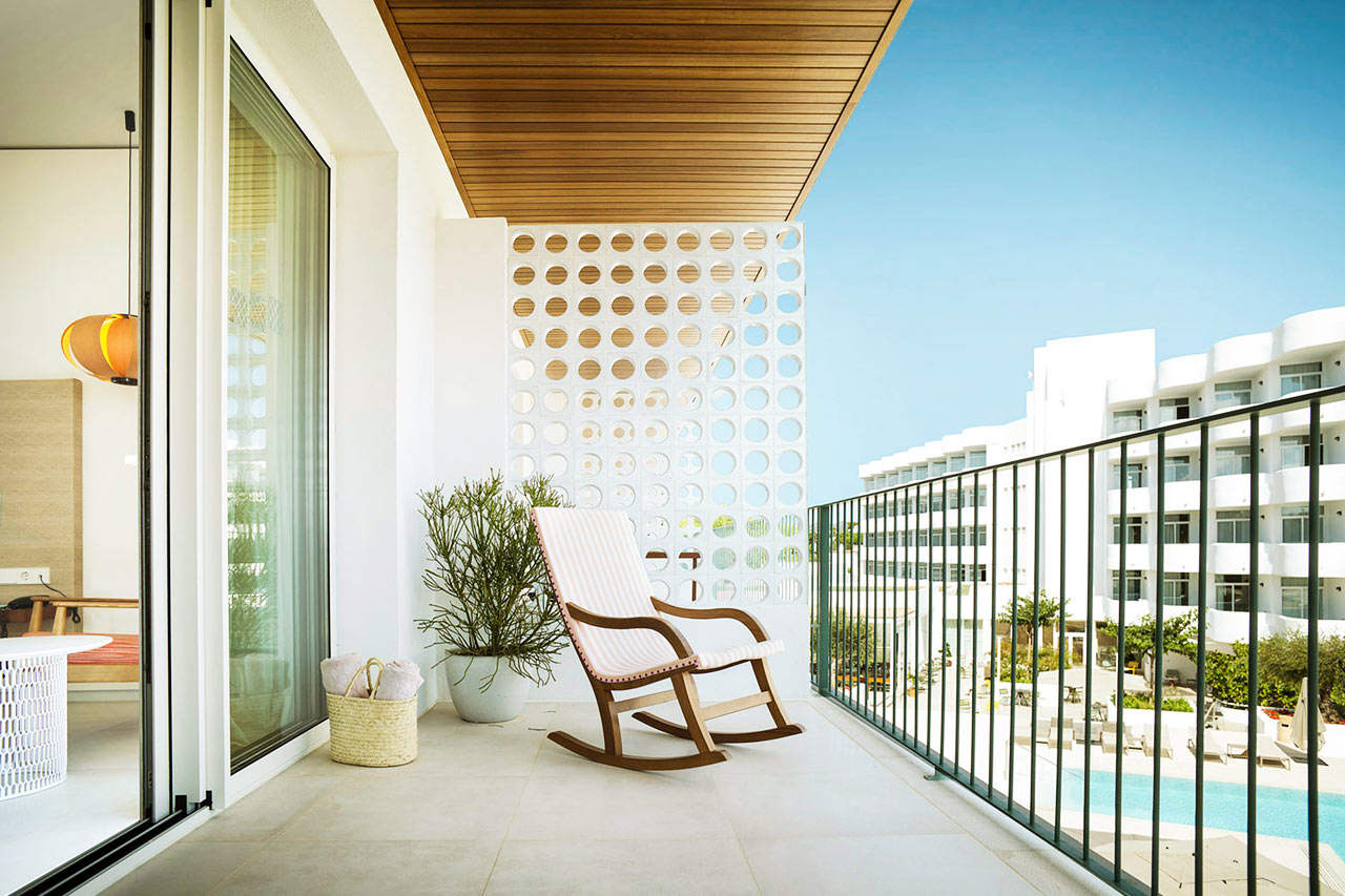 Dobbeltrom juniorsuite med stor takterrasse