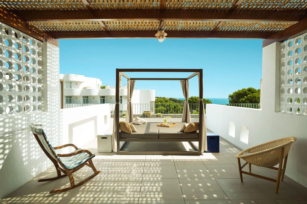 Dobbeltrom juniorsuite med stor takterrasse