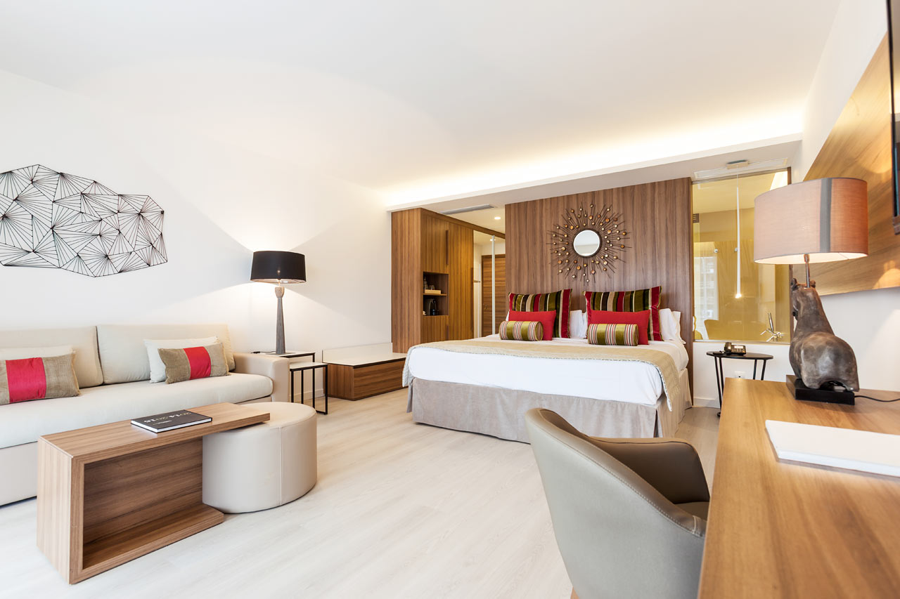 Dobbeltrom juniorsuite med stor takterrasse og boblebad