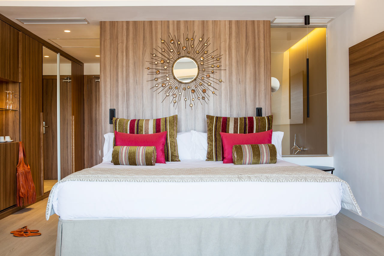 Dobbeltrom juniorsuite med stor takterrasse og boblebad