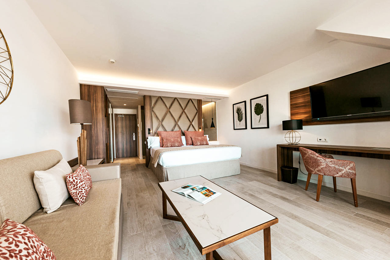 Dobbeltrom juniorsuite med stor takterrasse