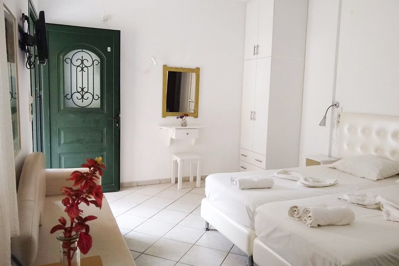 1-romsleilighet med terrasse, for 2 personer