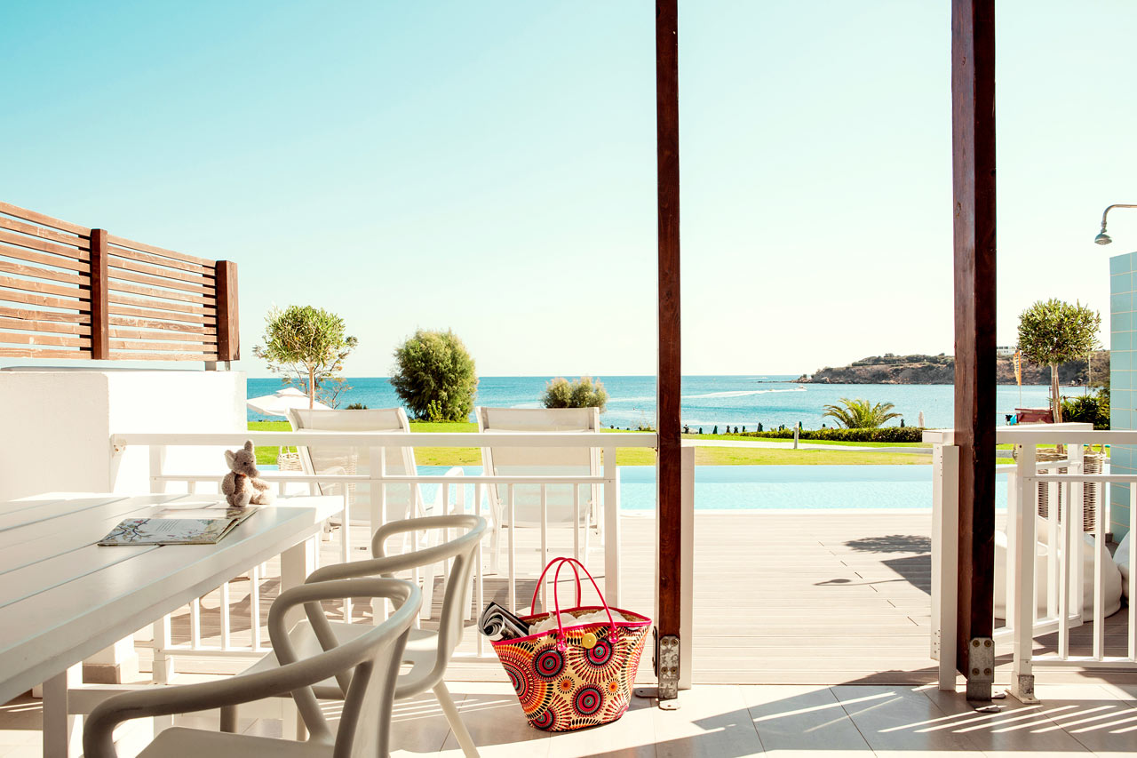 2-romsleilighet Royal Pool Suite med stor terrasse med havutsikt, Triton