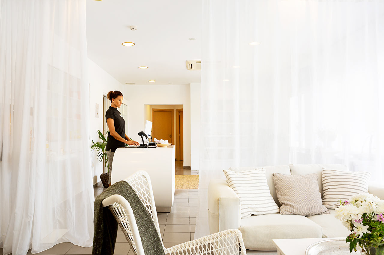 I hotellets spa kan du nyte deilige og velgjørende behandlinger