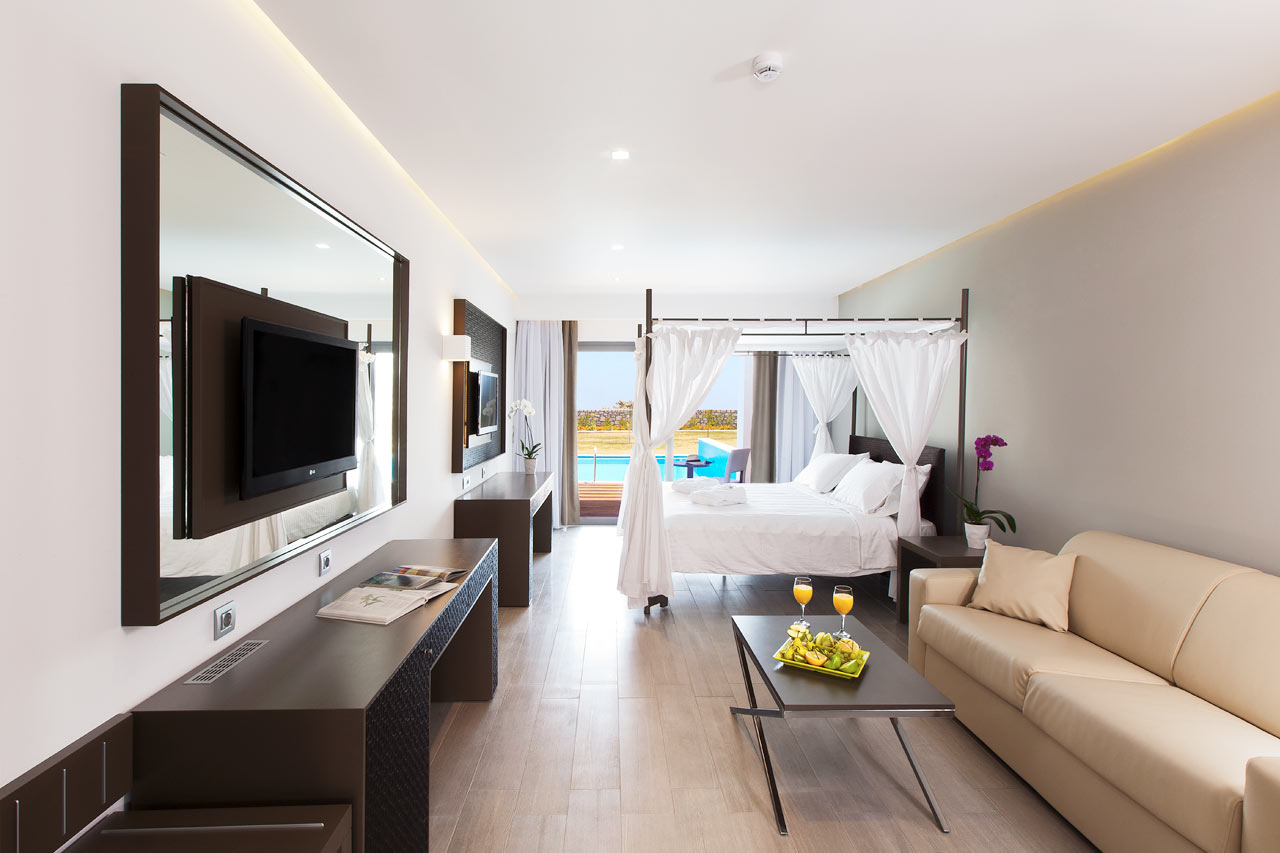 Dobbeltrom juniorsuite med privat basseng
