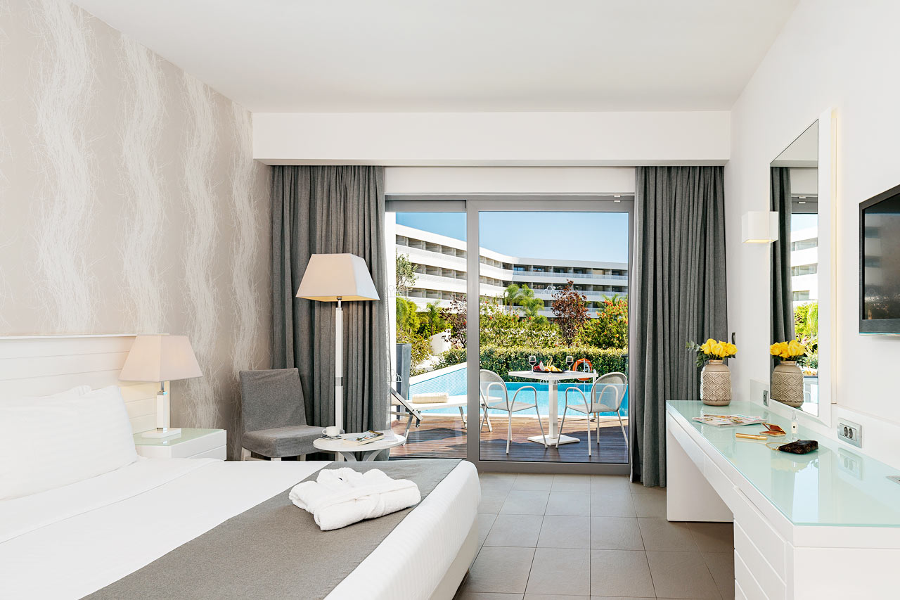 Dobbeltrom juniorsuite med privat basseng