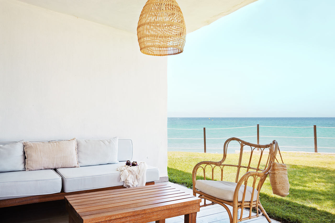 2-roms Prime Lounge Suite, terrasse med havutsikt