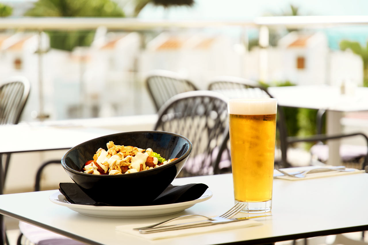 Bestill en god Cæsarsalat i à la carte-restauranten