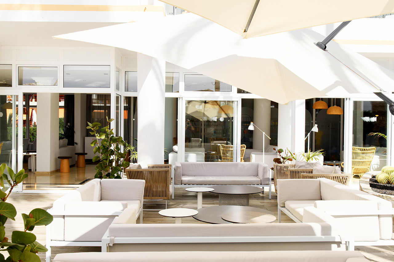 Lounge ved à la carte-restauranten