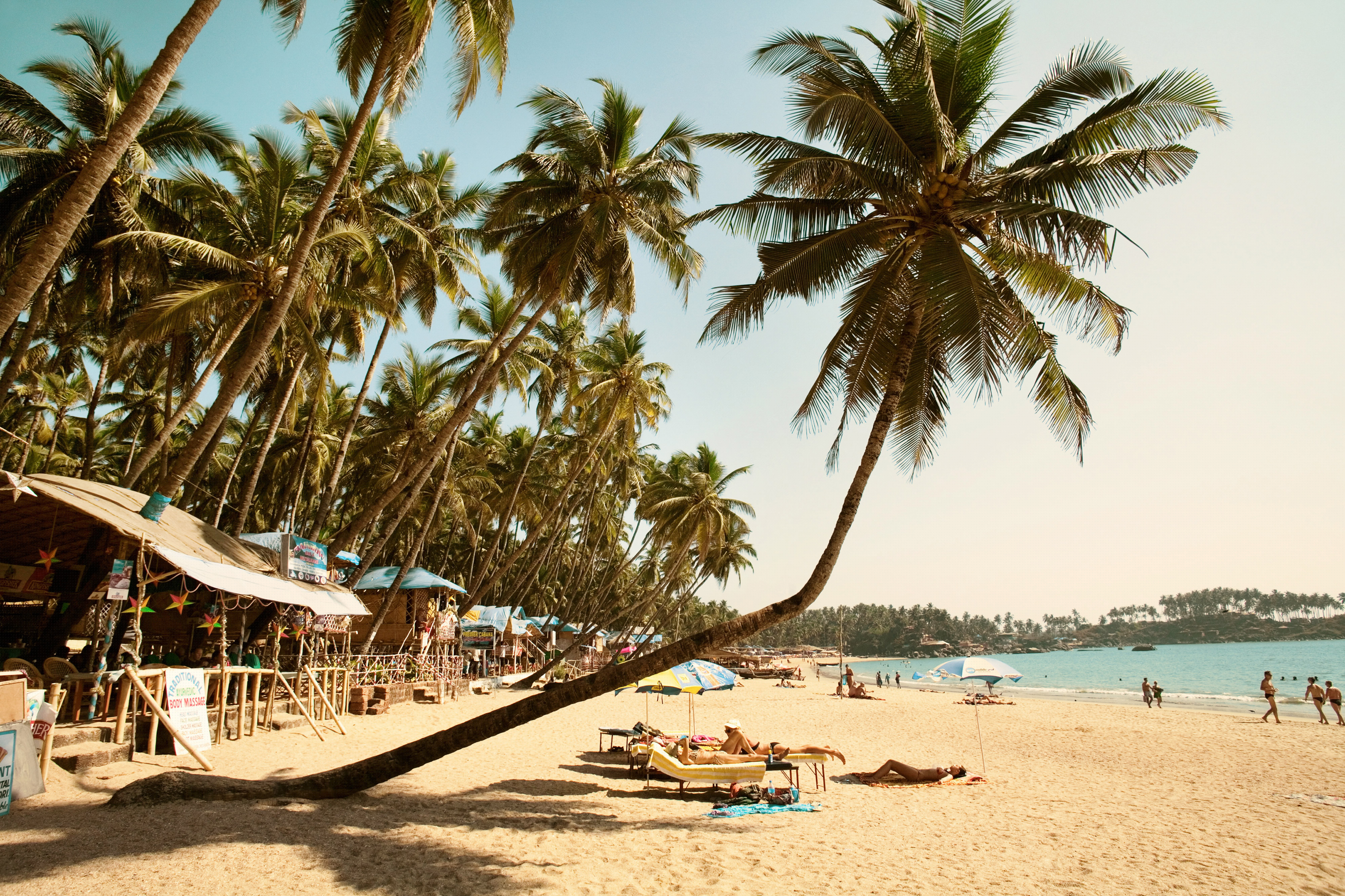 Palolem Beach i Sør-Goa