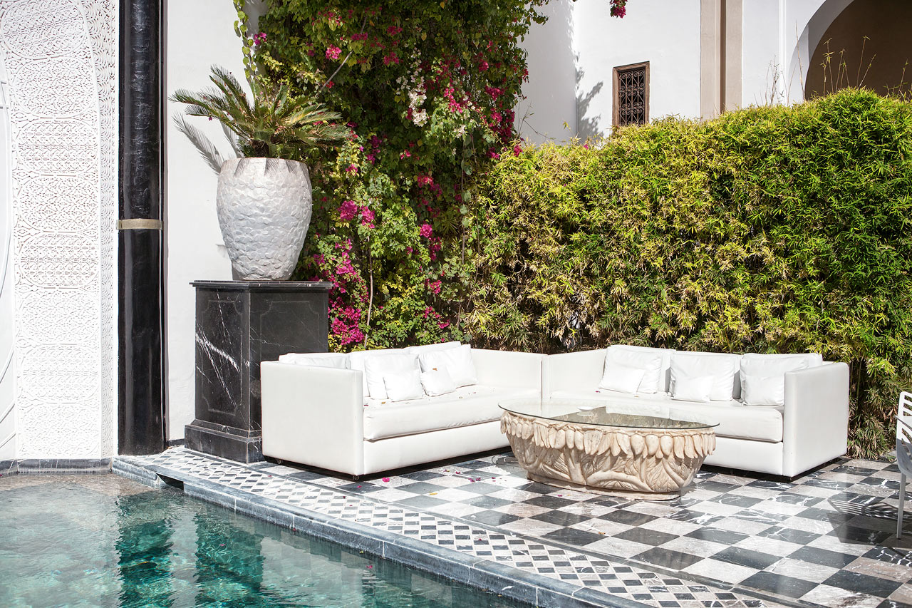 Restauranten Riad Lotus Privilege.