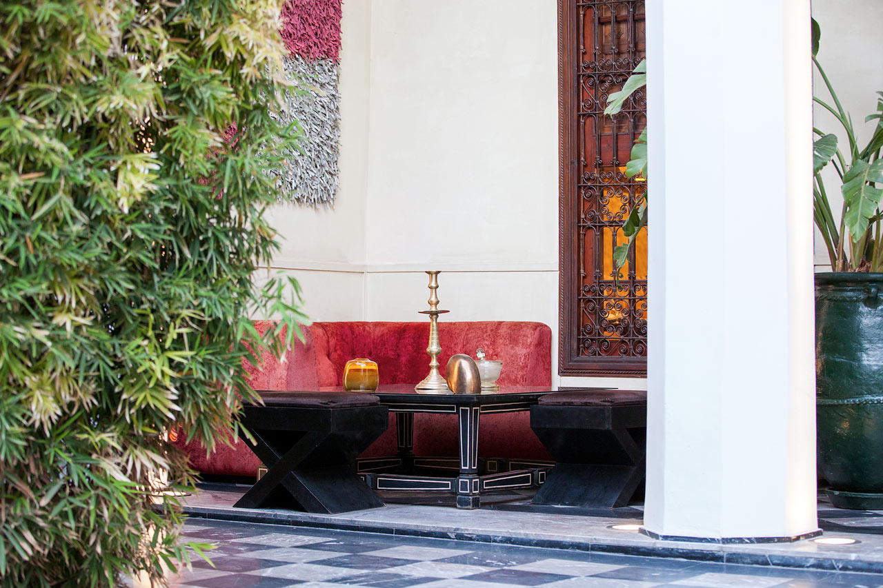 Restauranten Riad Lotus Privilege.