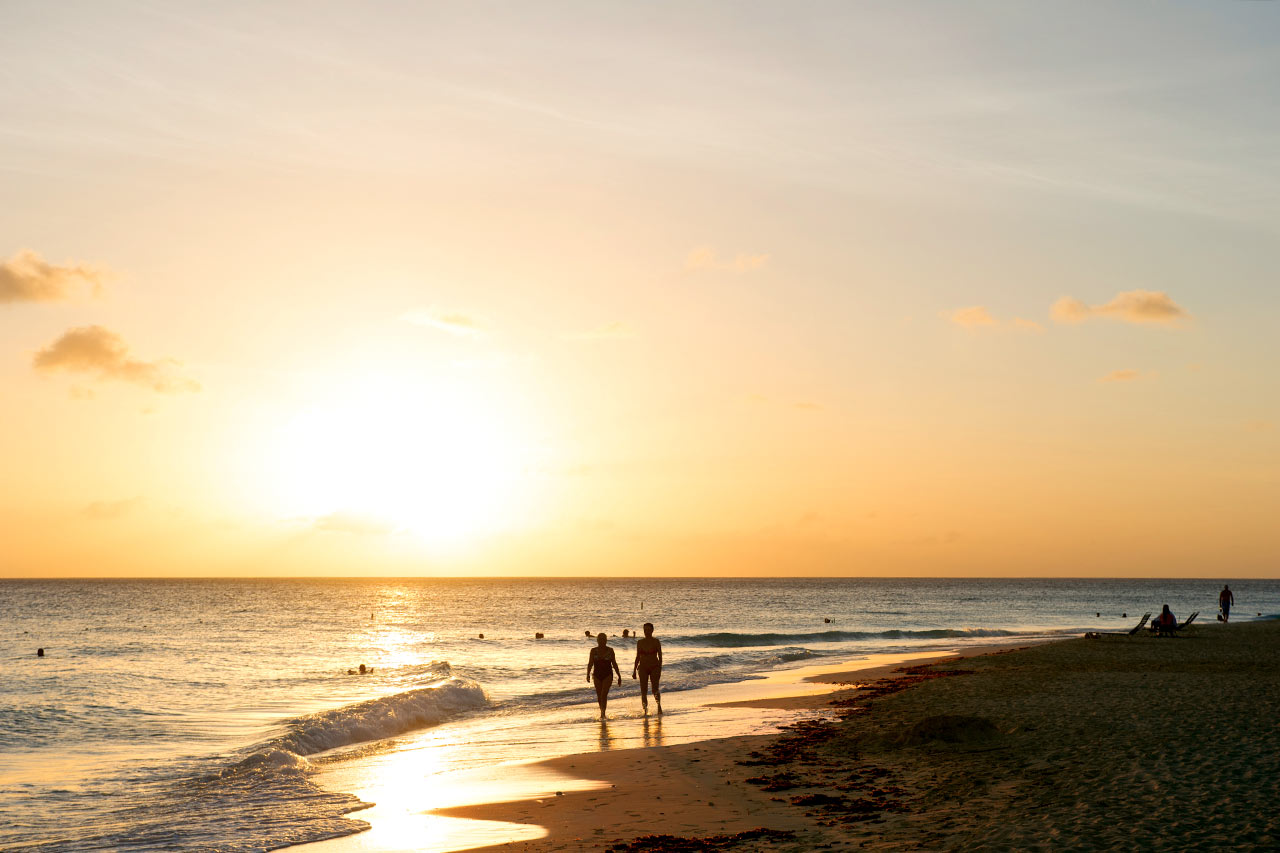 Solnedgang ved Divi All Inclusive