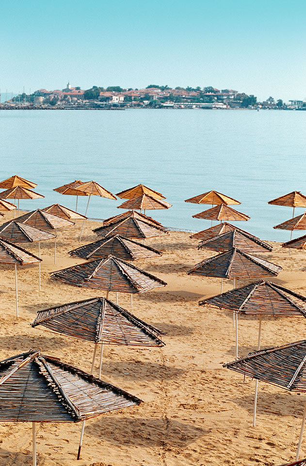 Stranden i nye Nessebar
