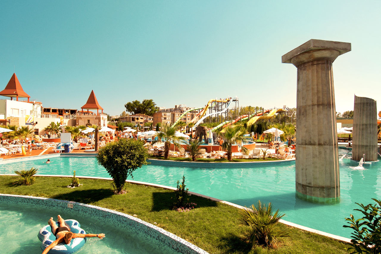 Vannparken Action Aquapark i Sunny Beach