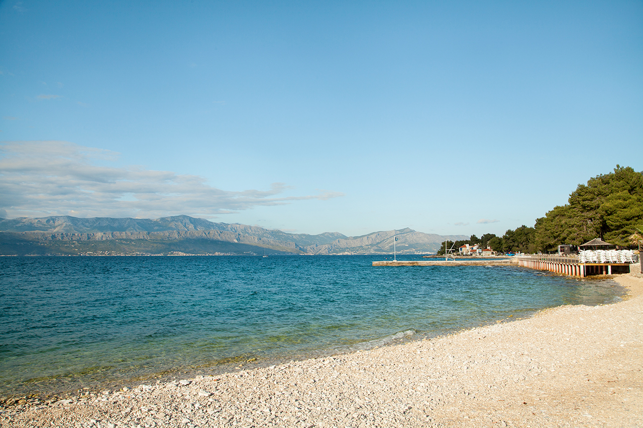 Strand i nærheten av Waterman Supetrus Resort