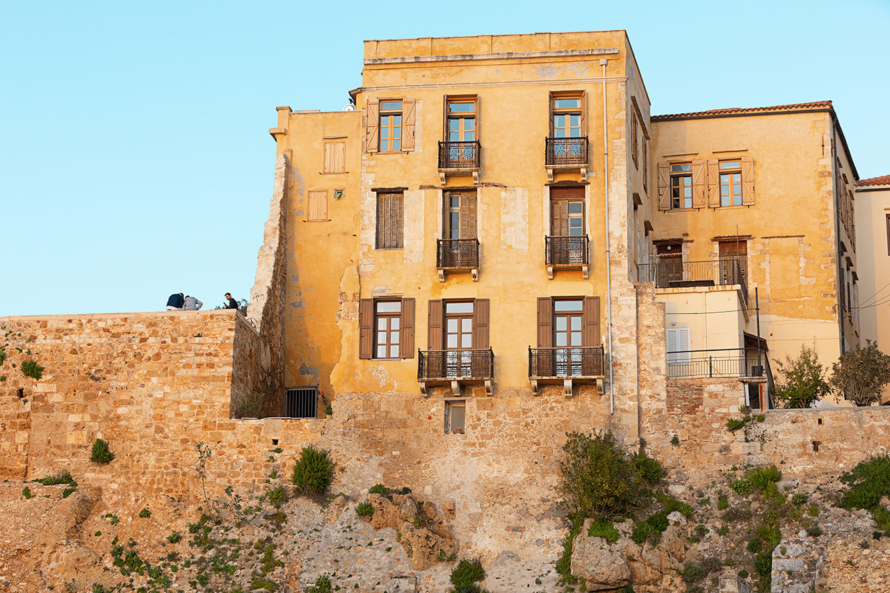 Den gamle venetianske havnen i Chania