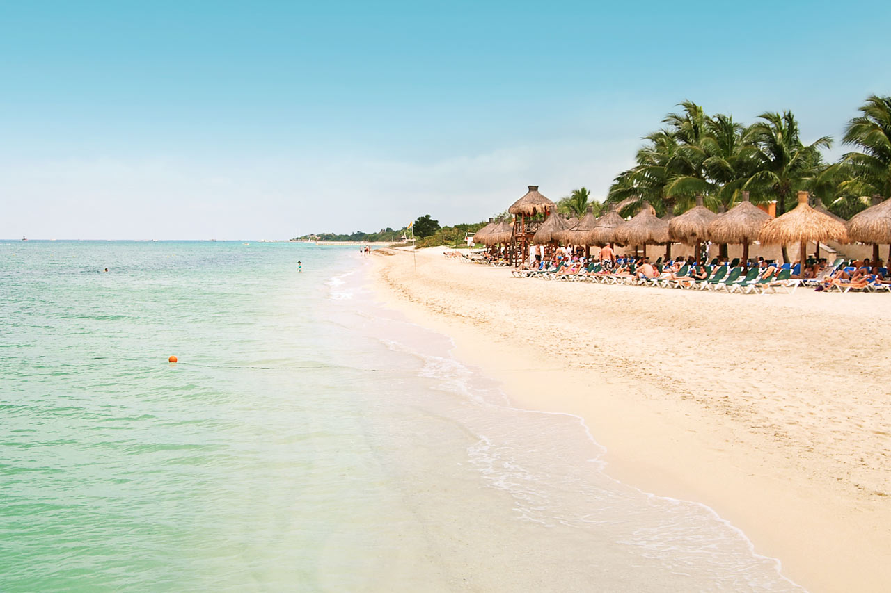 Stranden nedenfor Occidental Grand Cozumel