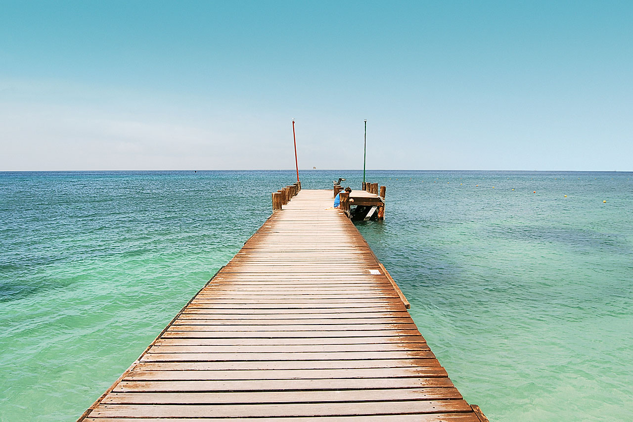 Bryggen nedenfor Occidental Grand Cozumel