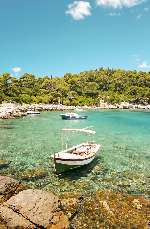 Båttur til øya Lokrum utenfor Dubrovnik