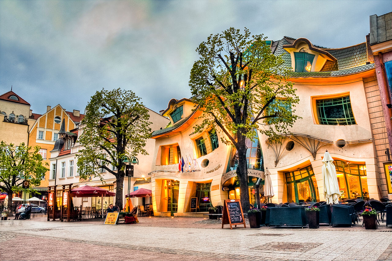 Det skjeve huset Krzywy Domek i Sopot