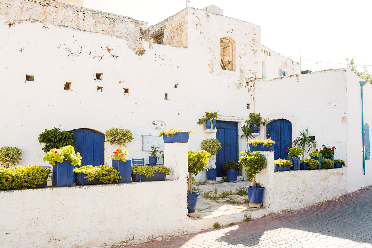 Landsbyen Koutouloufari ovenfor Hersonissos