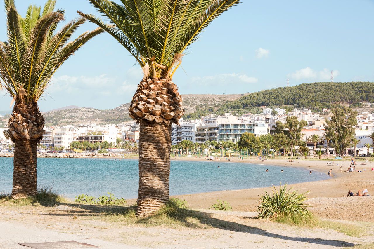 Stranden i Rethymnon