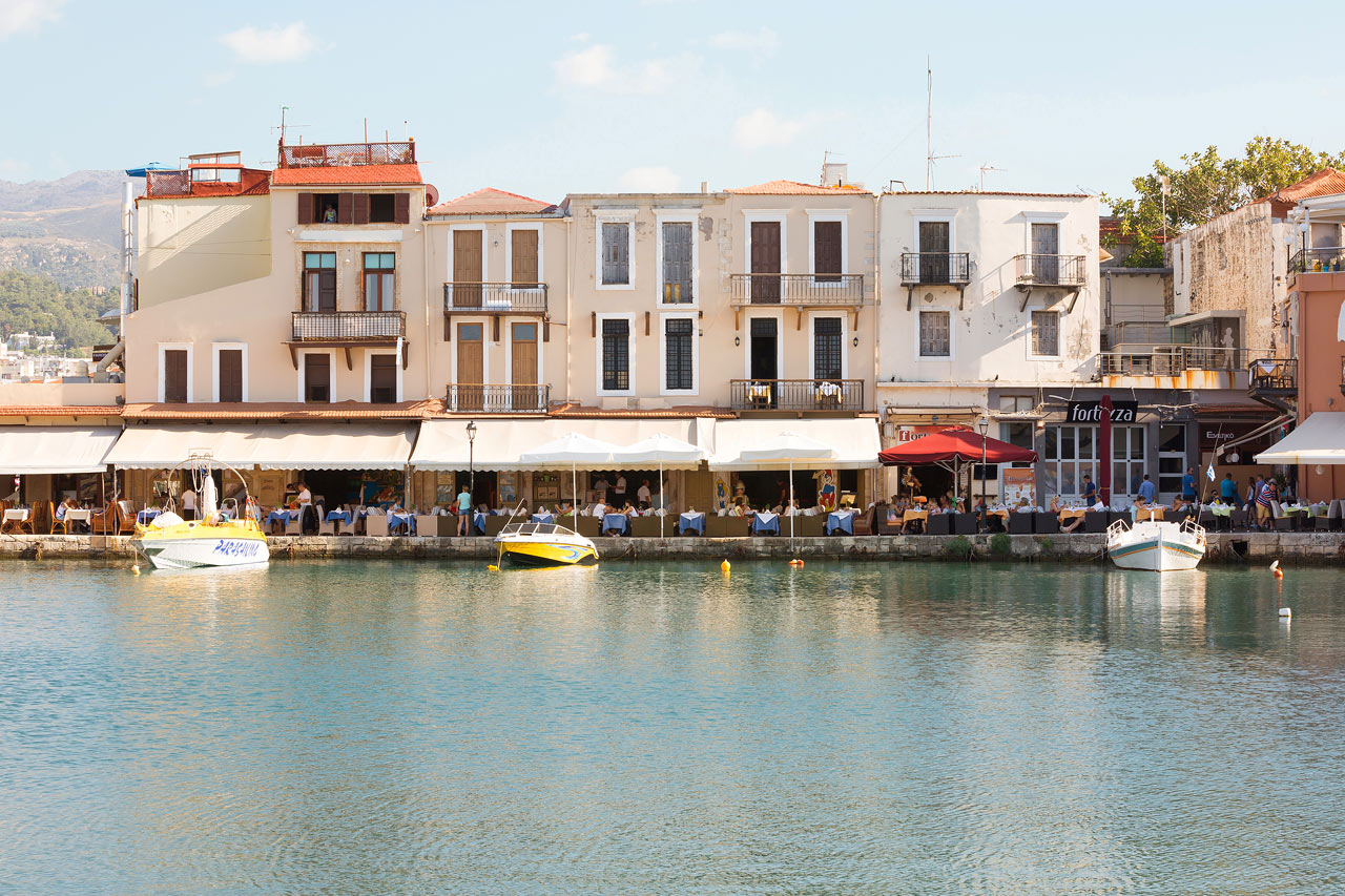Den gamle havnen i Rethymnon